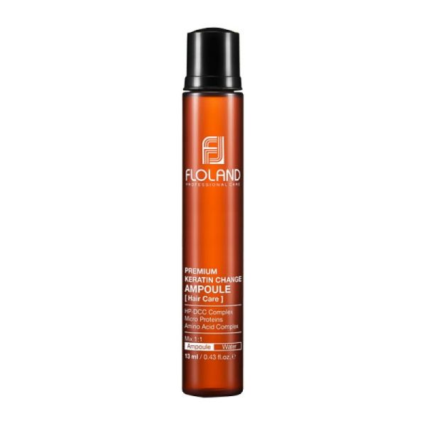 Floland Premium Keratin Change Ampoule Ампула для восстановления поврежденных волос 13мл*1шт