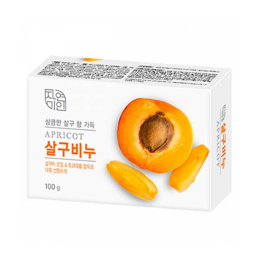 MUKUNGHWA Мыло туалетное восстанавливающее МАСЛО АБРИКОСА Rich Apricot Soap, 100 г