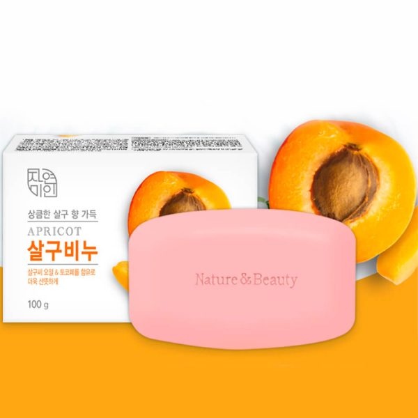 MUKUNGHWA Мыло туалетное восстанавливающее МАСЛО АБРИКОСА Rich Apricot Soap, 100 г
