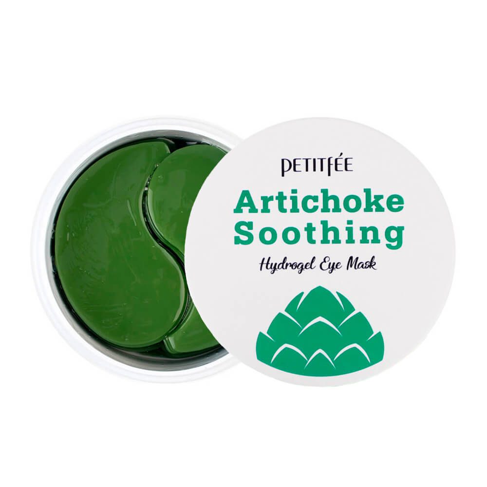 Petitfee Гидрогелевые патчи для век с экстрактом артишока / Artichoke Hydrogel Eye Patch, 60 шт