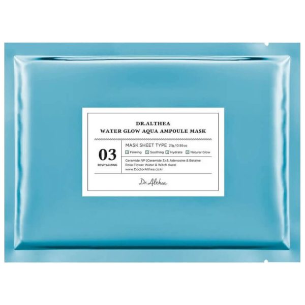 DR.ALTHEA Тканевая маска для лица УВЛАЖНЕНИЕ Dr. Althea Water Glow Aqua Ampoule Mask, 27г*1шт