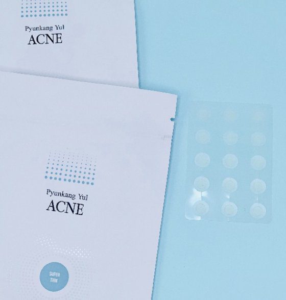 Pyunkang Yul Патчи от воспалений и акне/Acne Spot Patch Super Thin 10mm (15шт)