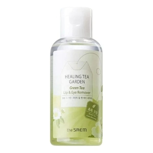 THE SAEM VEGAN Средство для снятия макияжа с глаз и губ Healing Tea Garden Green Tea Lip & Eye Remov