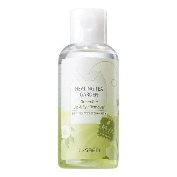 THE SAEM VEGAN Средство для снятия макияжа с глаз и губ Healing Tea Garden Green Tea Lip & Eye Remov