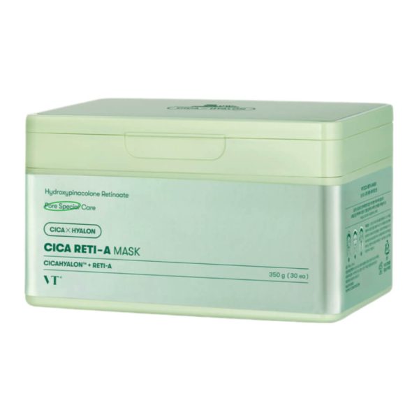 VT Cosmetics Cica Reti-A Mask - Набор масок для сужения пор с ретинолом 350г*30шт