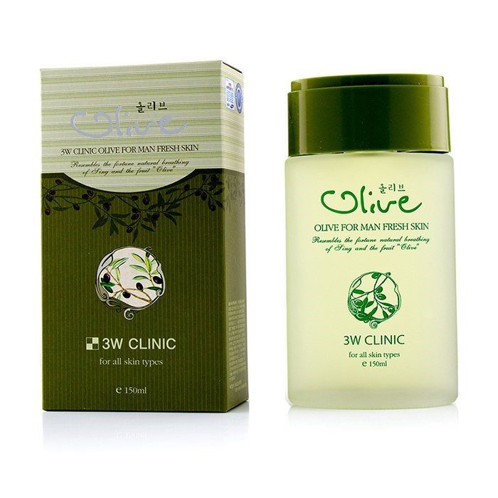 3W Clinic Мужской освежающий тоник для лица с экстрактом оливы Olive For Man Fresh Skin 3W Clinic Мужской освежающий тоник для лица с экстрактом оливы Olive For Man Fresh Skin