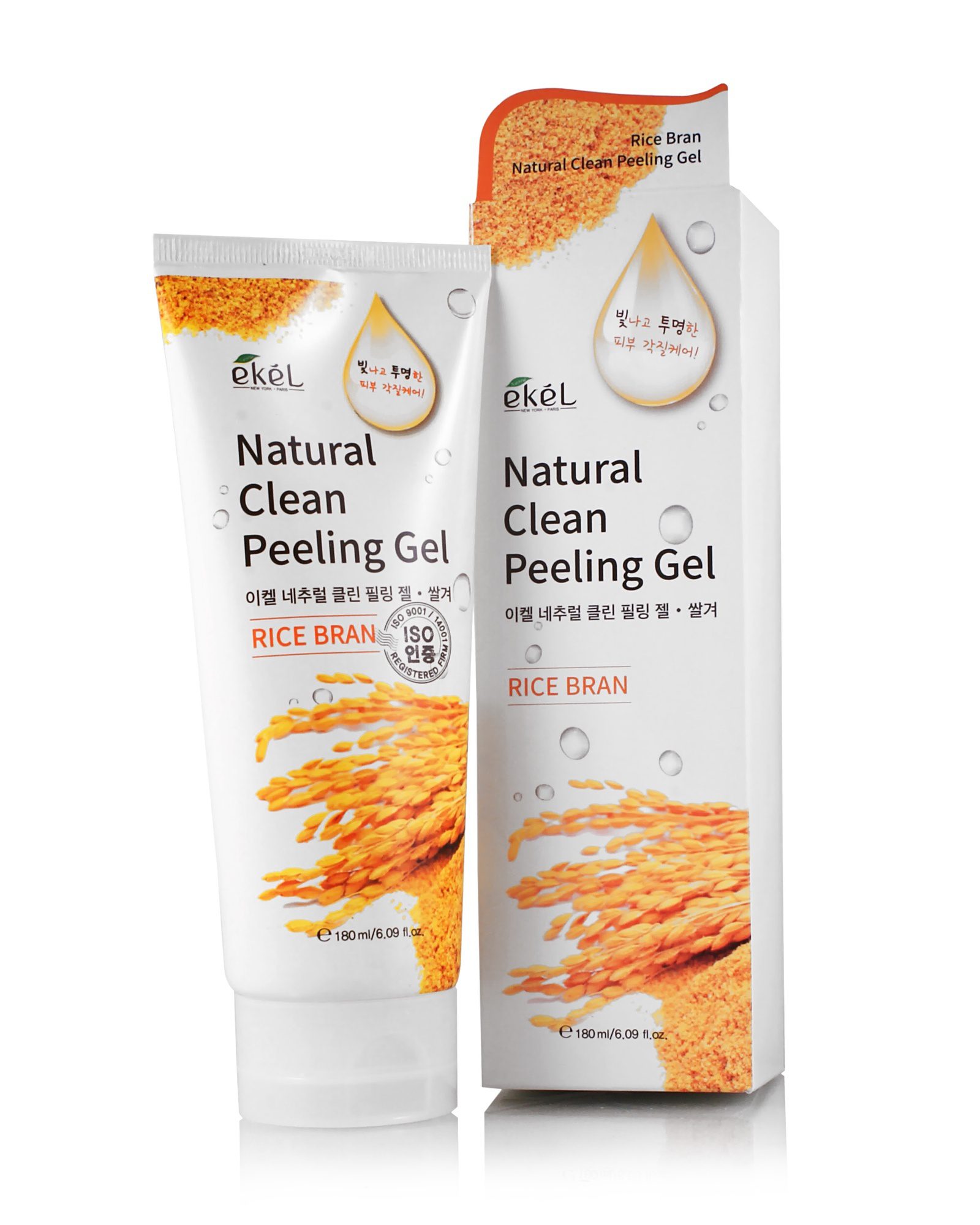 Ekel Пилинг-скатка с экстрактом коричневого риса - Rice bran natural clean peeling gel, 180мл Ekel Пилинг-скатка с экстрактом коричневого риса - Rice bran natural clean peeling gel, 180мл