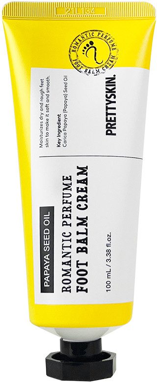 PrettySkin Бальзам для ног парфюмированный/Foot Balm Cream Papaya Seed Oil Romantic Perfume 100ml