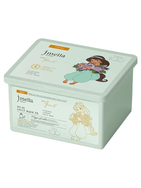 Jmella in France Disney Daily Mask EX Queen 5 Маска для лица с ароматом жасмина и белого мускуса, 35