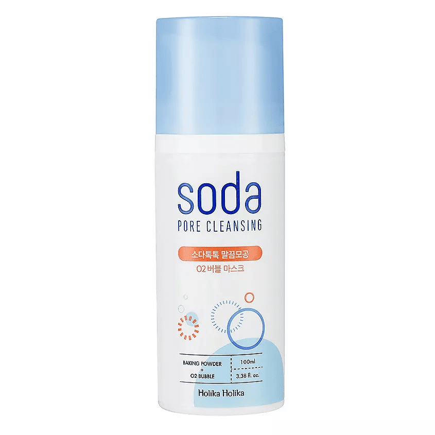 Holika Holika Soda Pore Cleansing O2 Bubble Mask, Маска для лица с содой пузырьками 100 мл