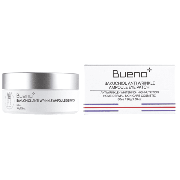 Bueno Bakuchiol Anti Wrinkle Ampoule Eye Patch - Лифтинг-патчи для век с бакучиолом и ретинолом 60шт