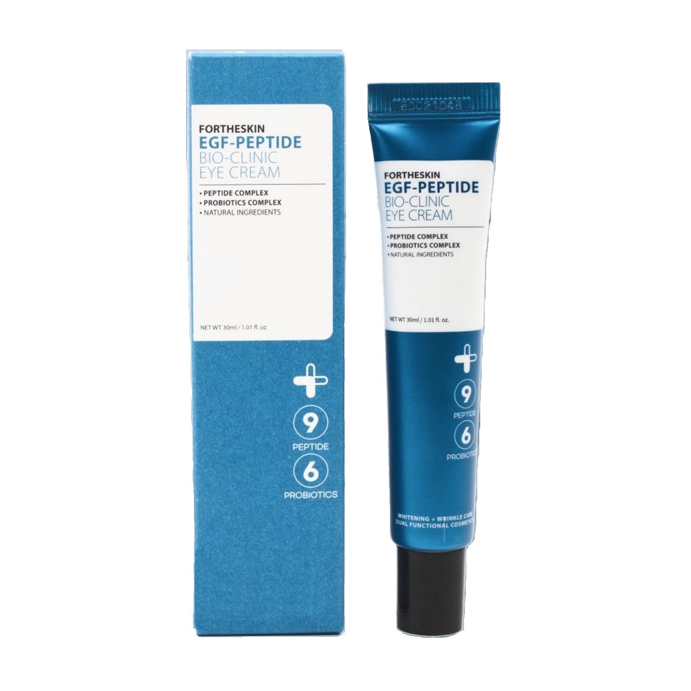 FOR THE SKIN Крем для области вокруг глаз АНТИВОЗРАСТНОЙ EGF-PEPTIDE BIO-CLINIC EYE CREAM, 30 мл