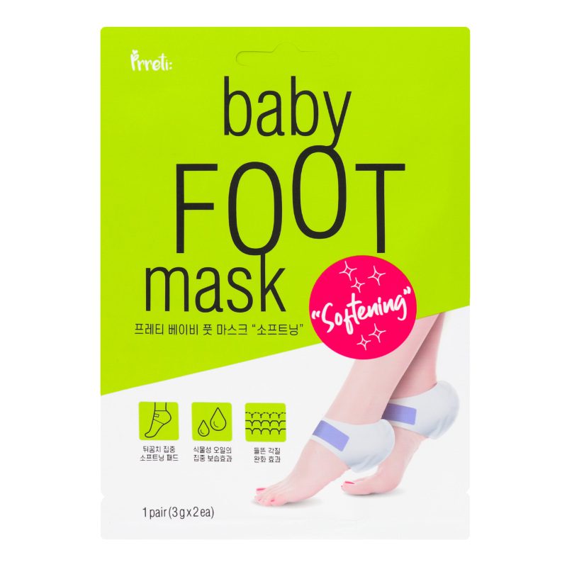 Prreti Маска детская для пяточек смягчающая/Mask Baby Foot Softening 3 гр ( 1 пара )