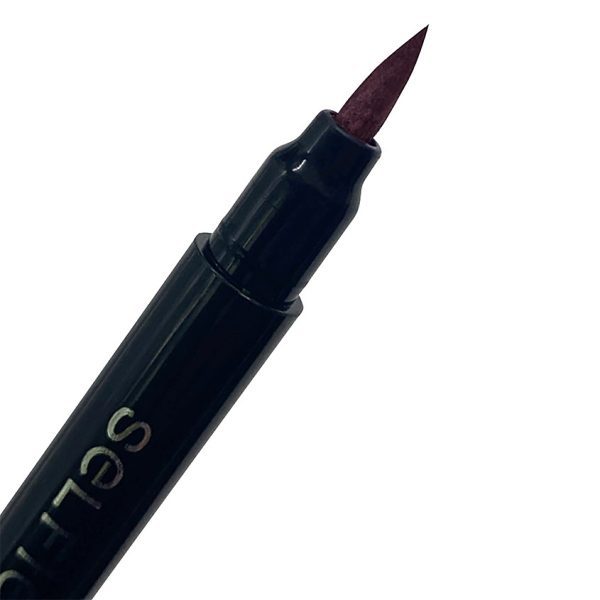 SELFIE STAR Подводка/глаз КОРИЧНЕВАЯ 2в1 Selfie Star Quick&Easy Eyeline Star stamp Brown 1,2г