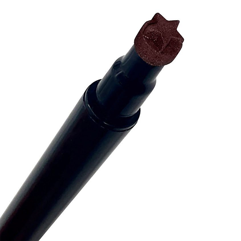 SELFIE STAR Подводка/глаз КОРИЧНЕВАЯ 2в1 Selfie Star Quick&Easy Eyeline Star stamp Brown 1,2г