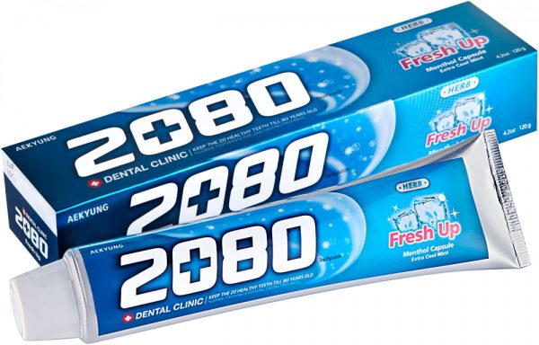 DENTAL CLINIC 2080 Зубная паста ОСВЕЖАЮЩАЯ Fresh Up Toothpaste, 120 гр