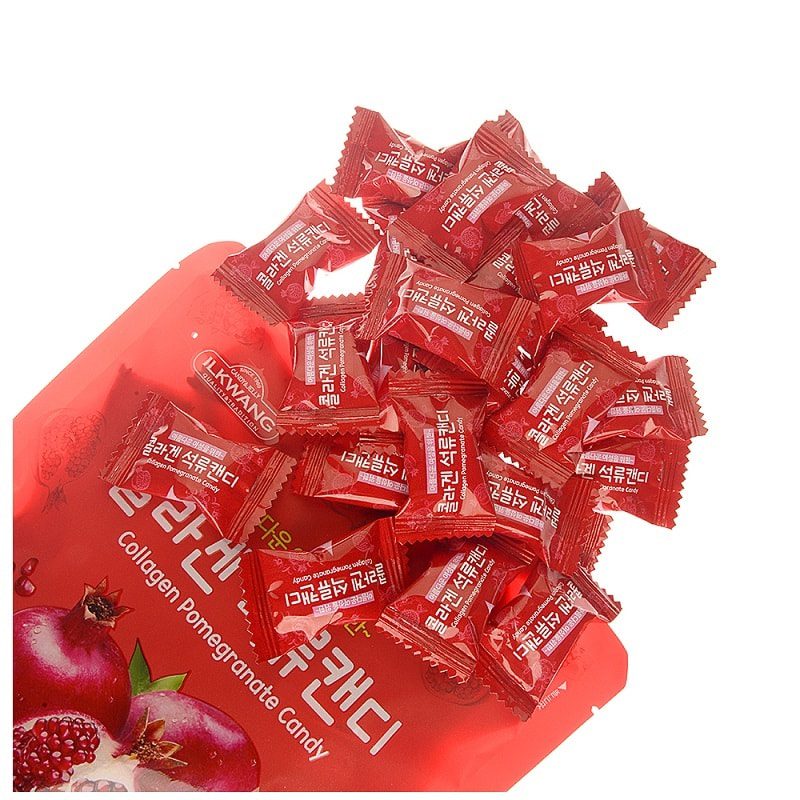 ILKWANG Collagen Pomegranate Jelly — Конфета желейная с коллагеном и соком граната, 250g