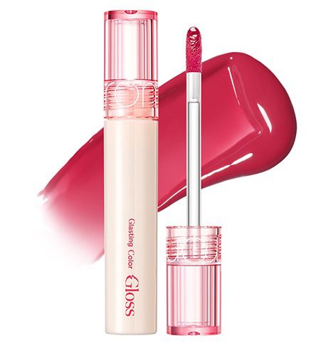rom&nd Стойкий блеск для эффекта стеклянных губ Glasting Color Gloss 08 Cherry up