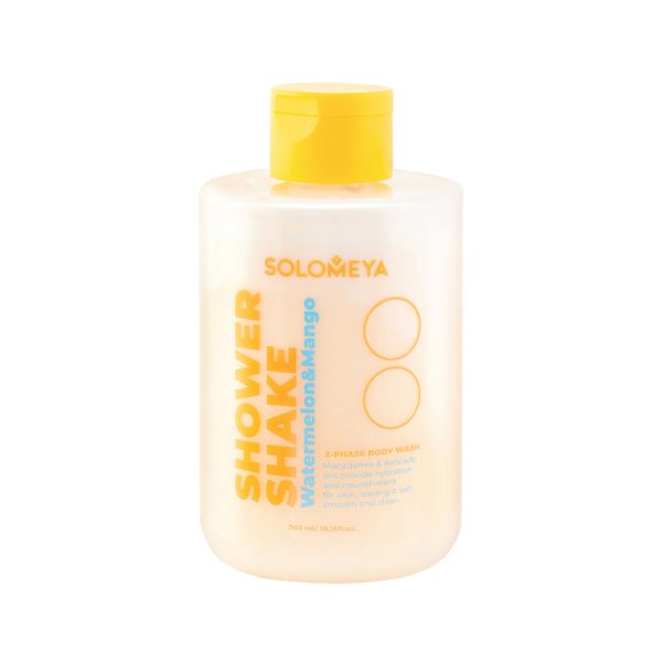 SOLOMEYA Гель-шейк для душа АРБУЗ И МАНГО Shower Shake Watermelon&Mango, 300 мл