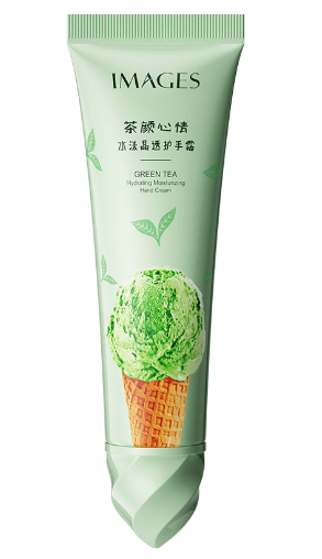 Images Hydrating Moisten Hand Cream Green Tea, 30g - Крем для рук с экстрактом зеленого чая и козьег