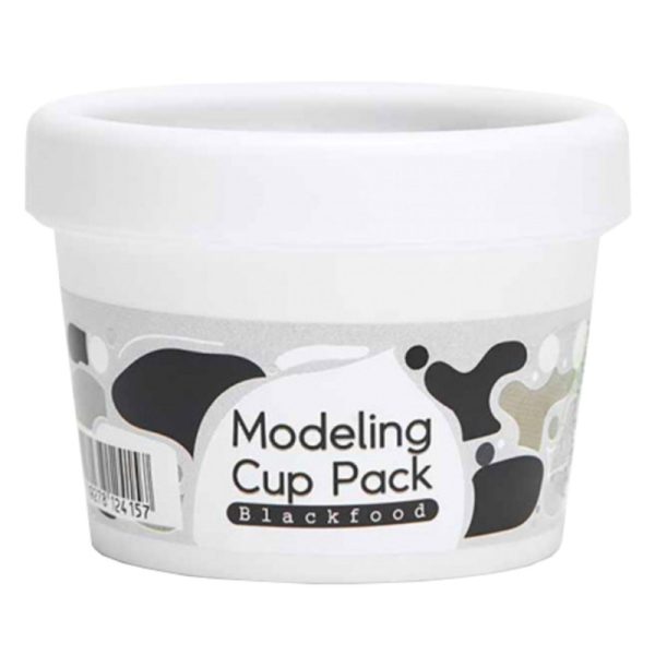 Inoface Маска альгинатная с  древесным углем - Modeling cup pack blackfood, 15г