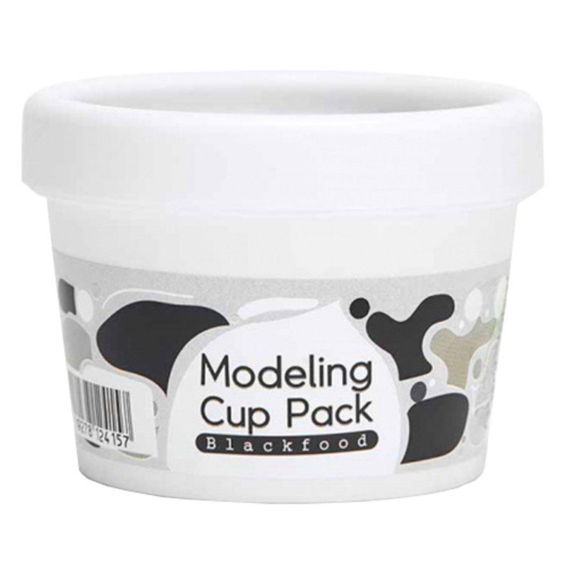 Inoface Маска альгинатная с  древесным углем - Modeling cup pack blackfood, 15г