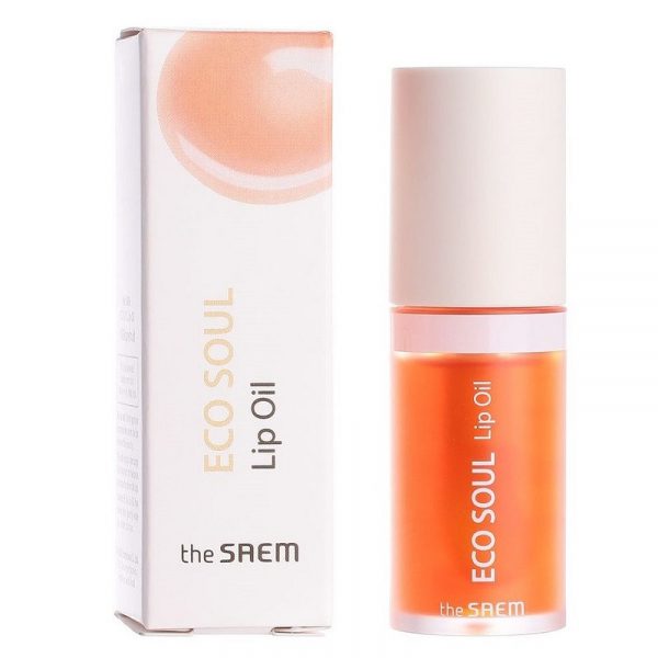 THE SAEM Масло для губ с грейпфрутом Eco Soul Lip Oil 03 Grapefruit