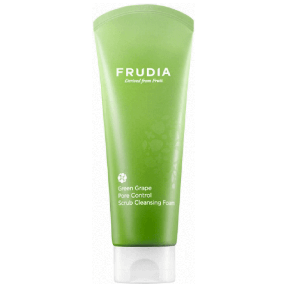 Frudia Скраб-пенка для умывания с виноградом - Green grape pore control scrub cleansing foam, 145мл