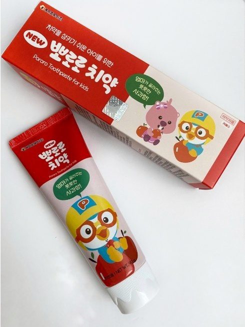 Iconix Pororo Fresh Apple flavor Паста зубная детская 6+ со вкусом яблока 90g