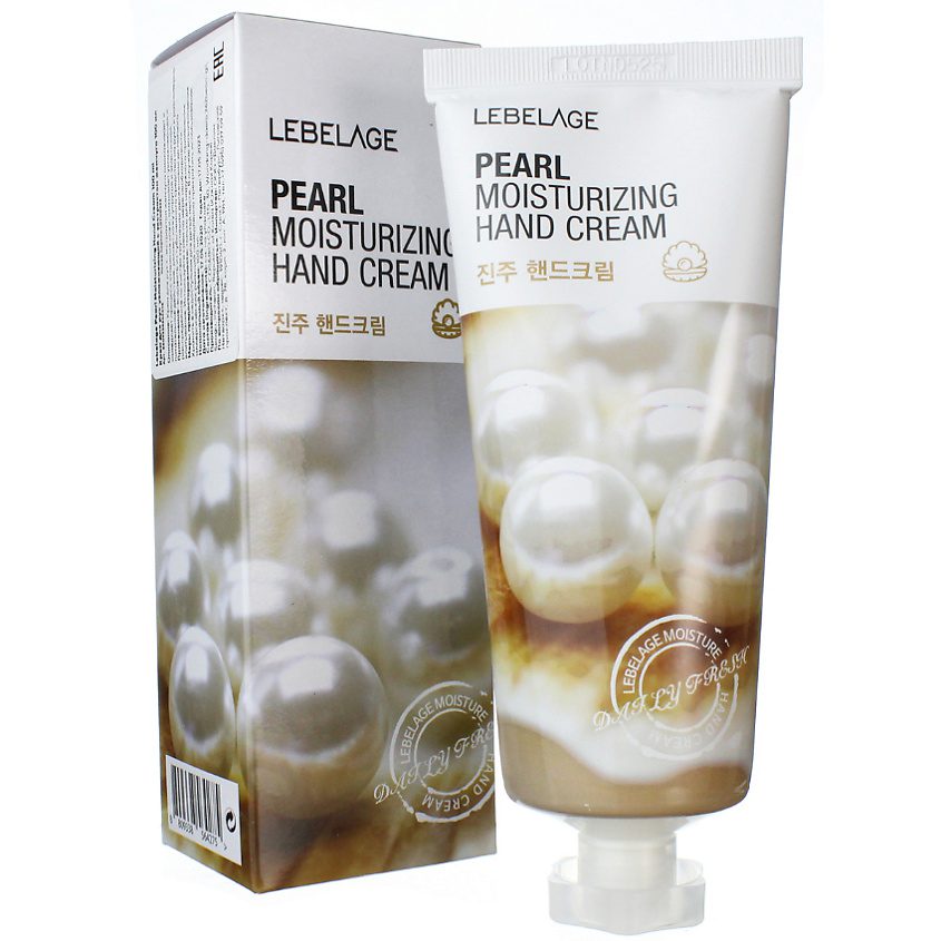 LEBELAGE PEARL MOISTURIZING HAND CREAM 100ml Крем для рук с жемчугом