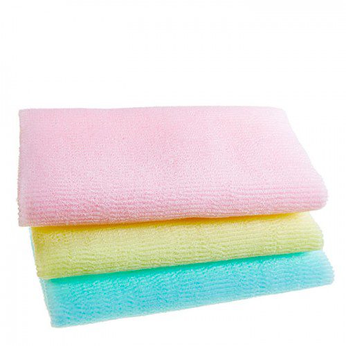 SANGBO CLEAN&BEAUTY Мочалка для душа (28х95) ROLL WAVE SHOWER TOWEL 1шт