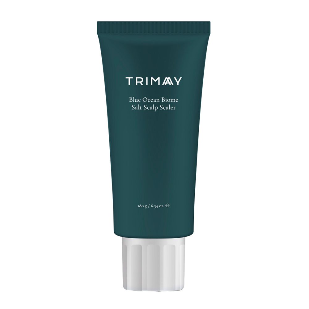 TRIMAY Пилинг для кожи головы с морской солью и пробиотиками Blue Ocean Biome Salt Scalp Scaler 180m