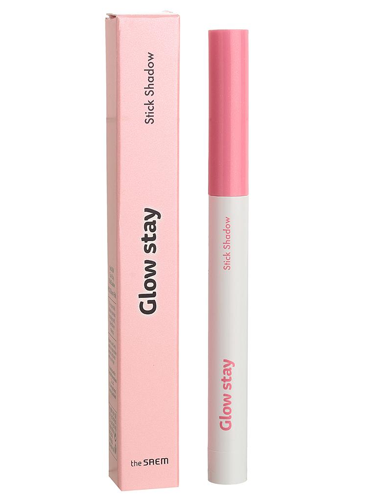 THE SAEM Тени для век Glow Stay Stick Shadow PK02 Bloom Pink