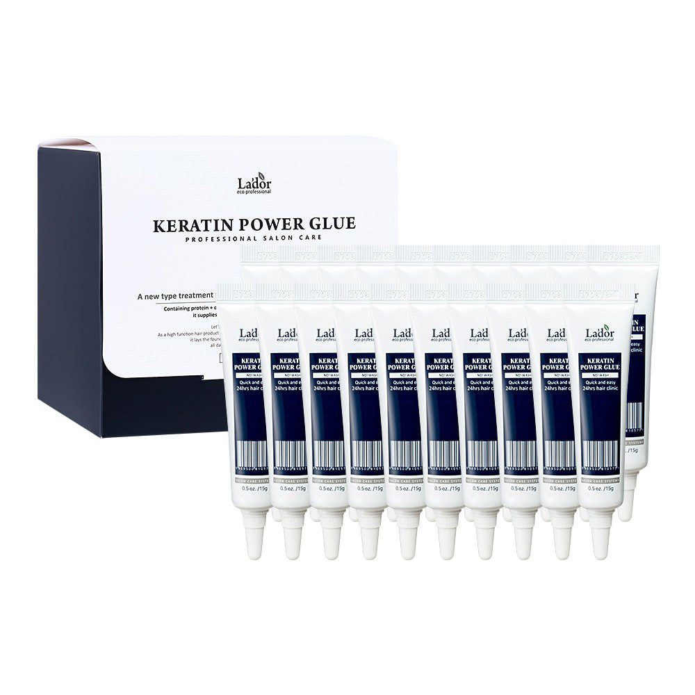 LA'DOR KERATIN POWER GLUE Сыворотка-клей для посечённых кончиков волос 15ml*1шт
