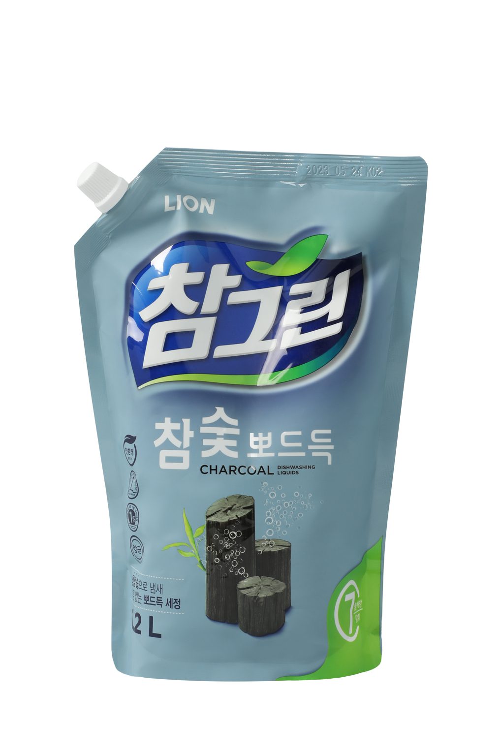LN Chamgreen Средство для мытья посуды, овощей и фруктов Chamgreen Cheonhyehyang 2L Refill