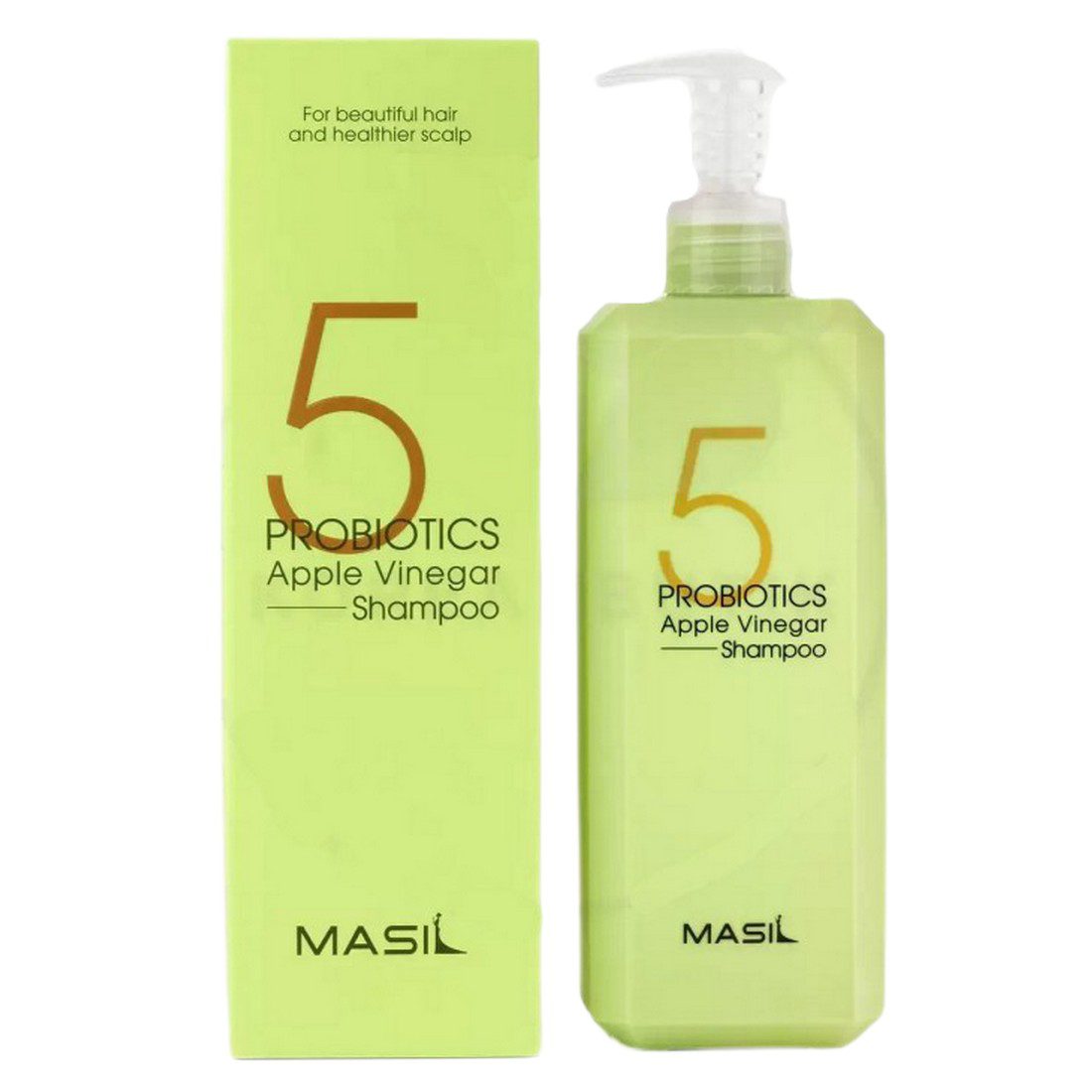 MASIL 5 PROBIOTICS APPLE VINEGAR SHAMPOO Шампунь от перхоти с яблочным уксусом 500ml