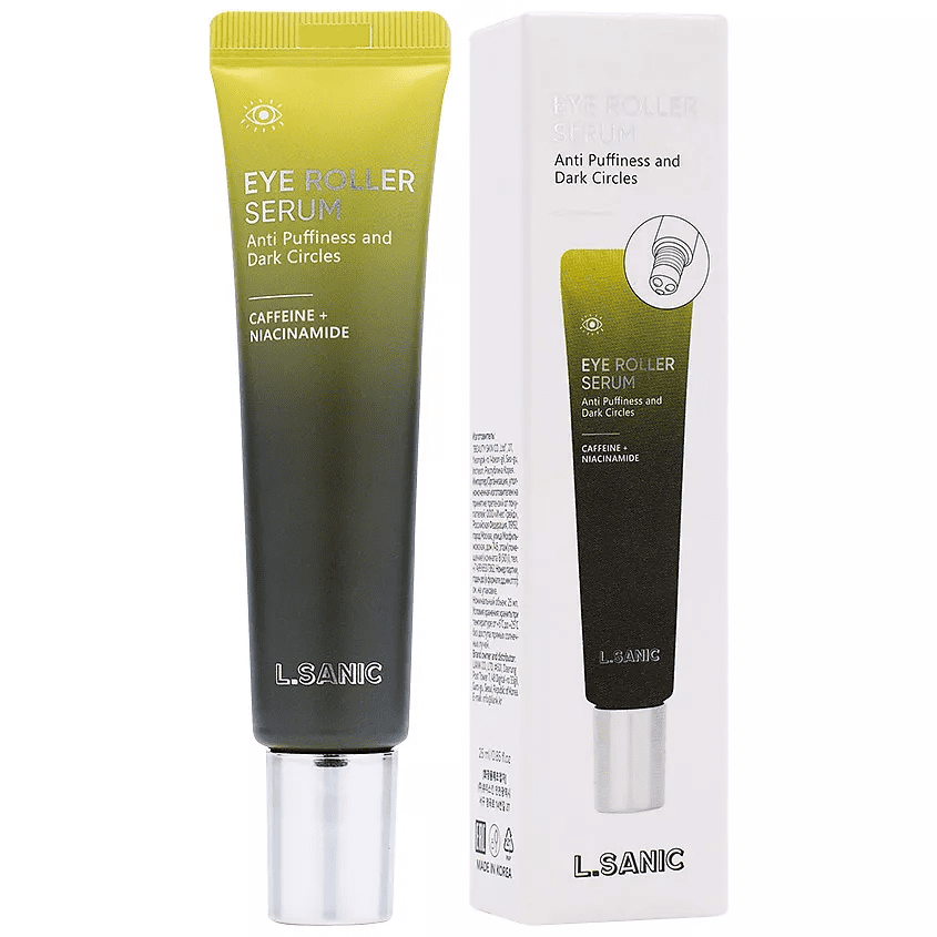 L.Sanic Сыворотка для кожи вокруг глаз Anti Puffiness & Dark Circles Eye Roller Serum