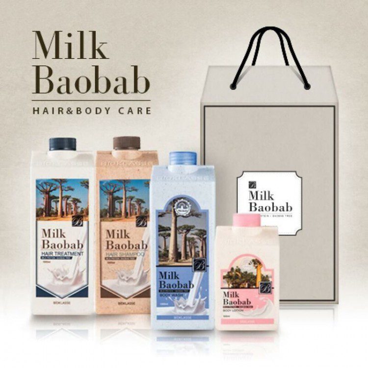MilkBaobab Подарочная коробка для серии Original 4 товара Outbox for Original Series Gift Set B Type