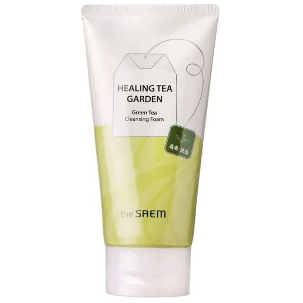 The Saem Увлажняющая пенка с экстрактом зеленого/Healing Tea Garden Green Tea Cleansing Foam 150 мл