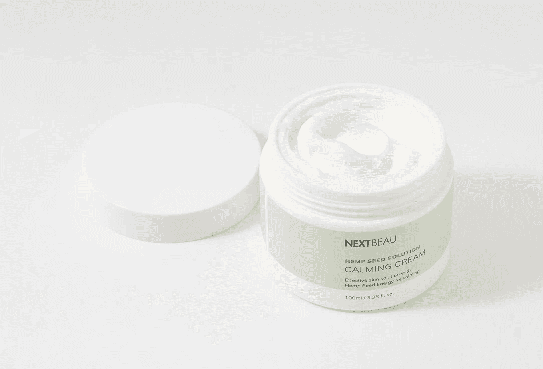NEXTBEAU Крем успокаивающий с маслом семян конопли — Hemp seed solution calming cream, 100мл