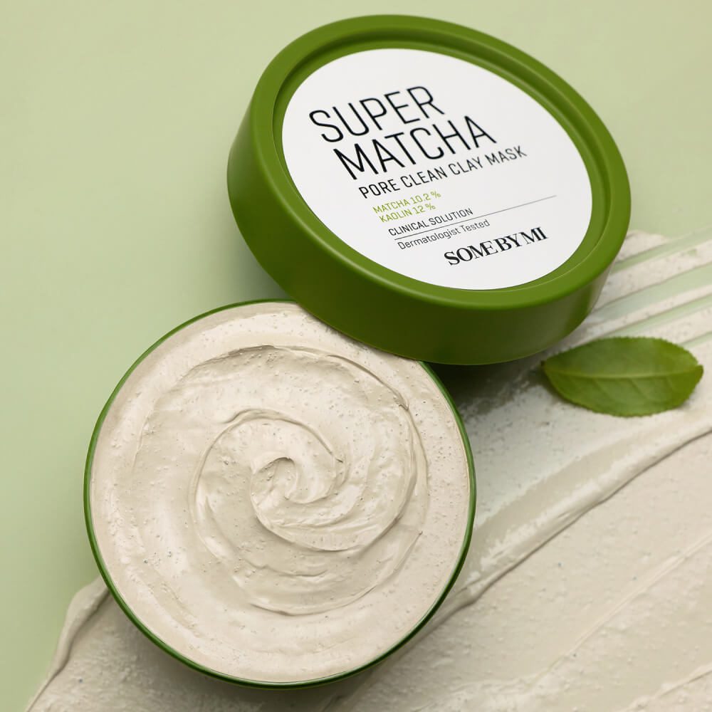 Some By Mi Super Matcha Pore Clean Clay Mask Очищающая глиняная маска с чаем матча, 100 мл