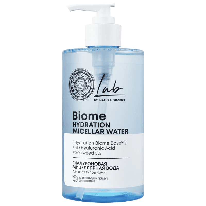 NS / Lab Biome / Hydration / Гиалуроновая мицеллярная вода для всех типов кожи, 450 мл