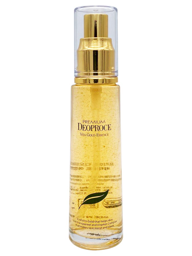 Deoproce Питательная сыворотка с зеленым чаем и золотом Premium Vita Gold Essence Green Tea
