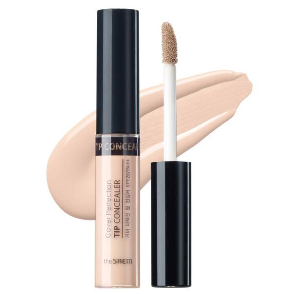 THE SAEM Крем-консилер для макияжа Cover Perfection Tip Concealer 0.5 Ice Beige 6,5гр