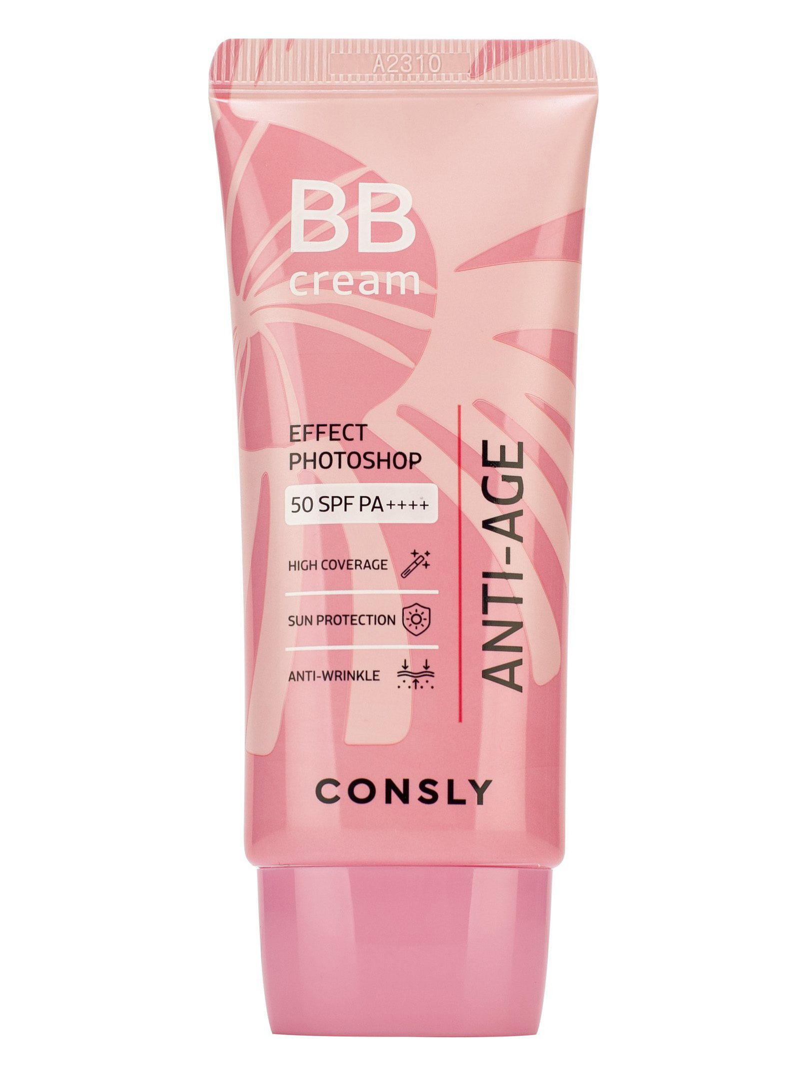 Consly Крем BB антивозраст эффект фотошопа натур беж/BB CREAM PHOTOSHOP ANTI-AGE SPF50/PA++++50ml