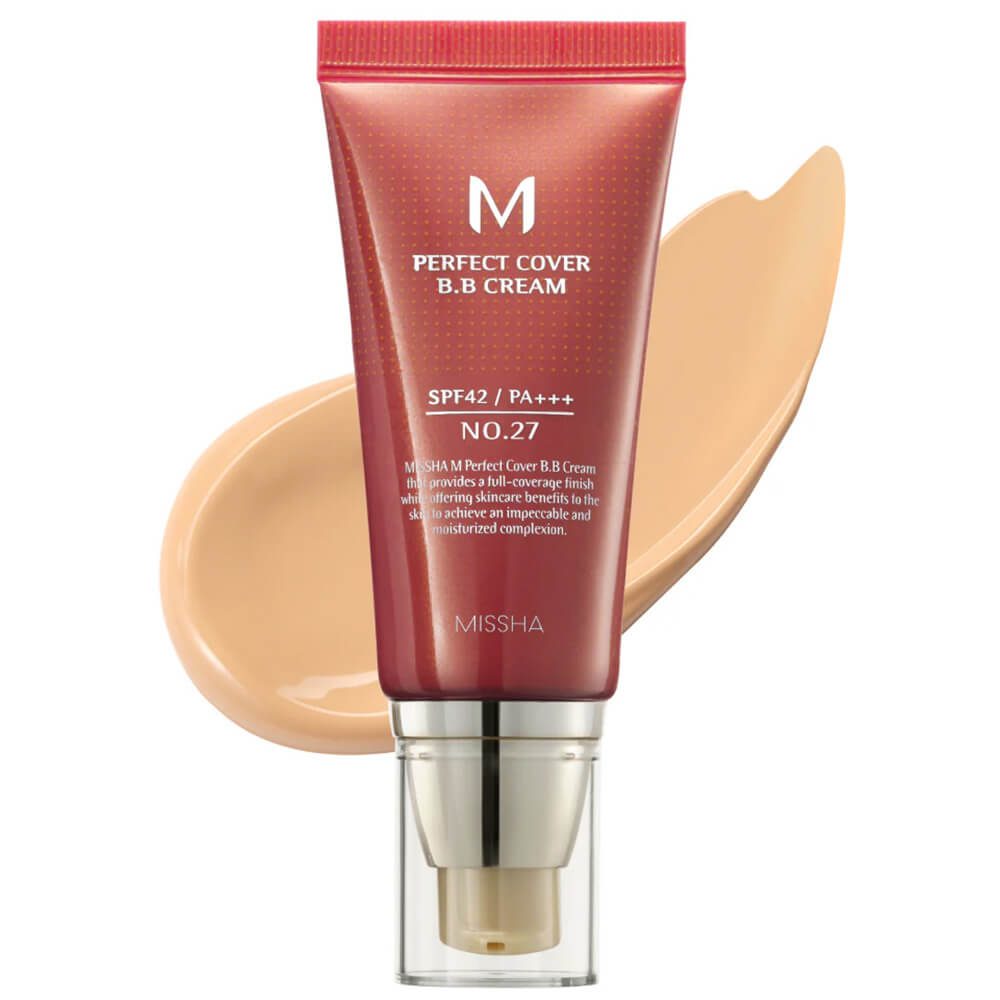 Missha ВВ-крем (27 тон)/M Perfect Cover BB Cream SPF42 No 27 Honey Beige,50 мл