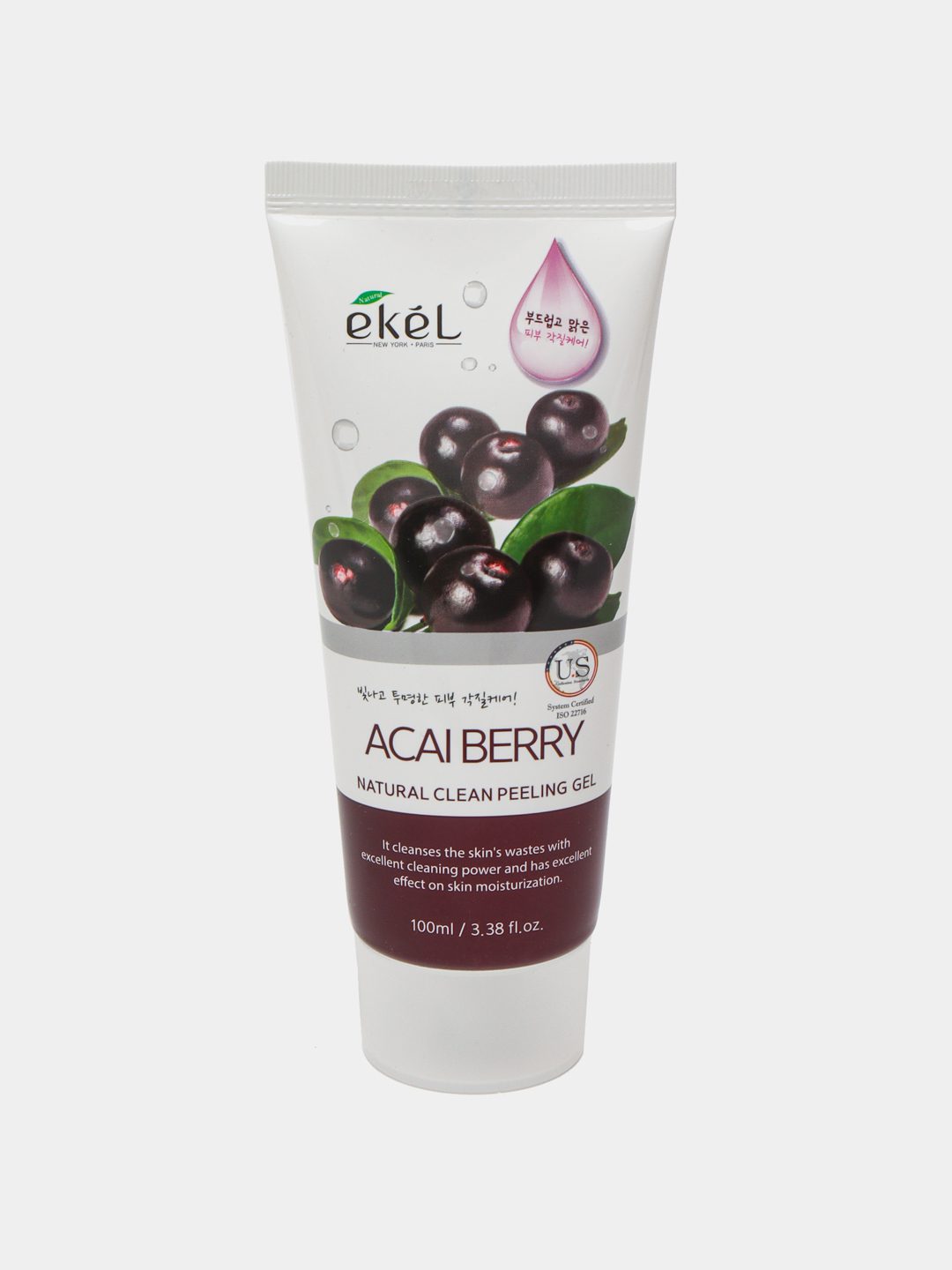 Ekel Пилинг-скатка с экстрактом ягод асаи - Natural clean peeling gel acai berry, 100мл Ekel Пилинг-скатка с экстрактом ягод асаи - Natural clean peeling gel acai berry, 100мл