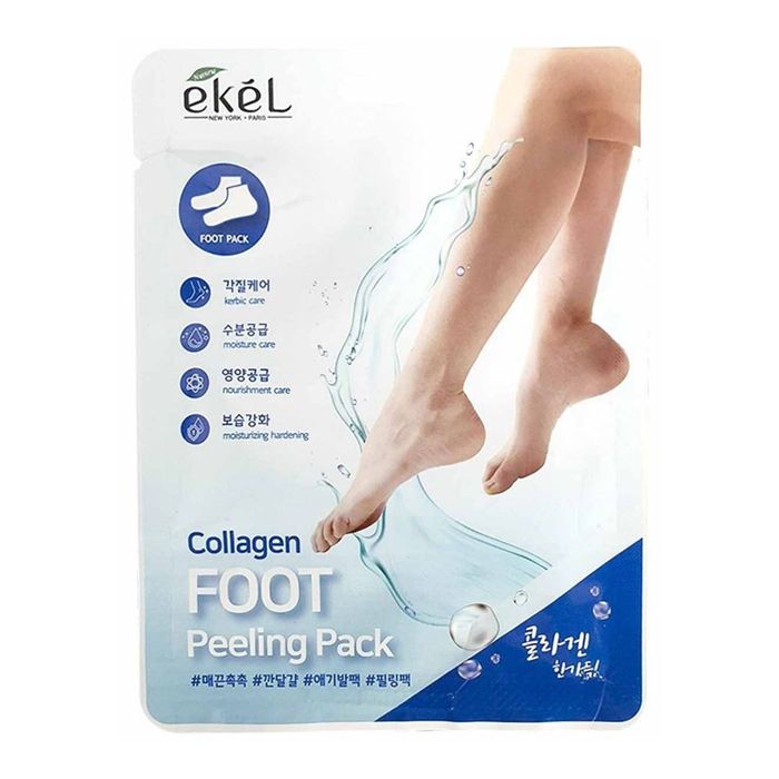 Ekel Пилинг-носочки с коллагеном — Collagen foot peeling pack, 1пара