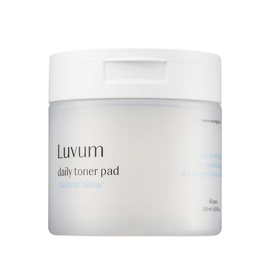 LUVUM Тонер-пэды увлажняющие / Natural Blanc Daily Toner Pad, 130мл (60шт)