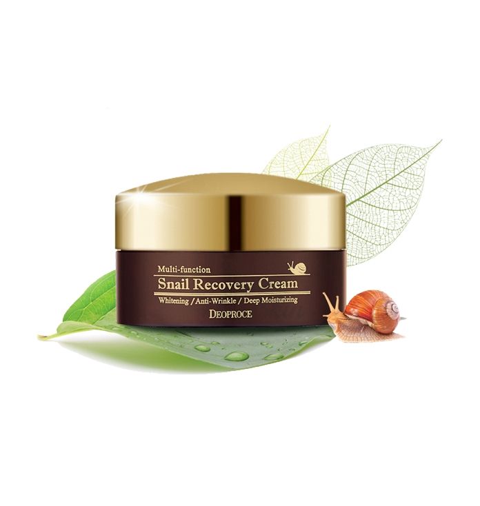 Deoproce Регенерирующий крем с муцином улитки Snail Recovery Cream